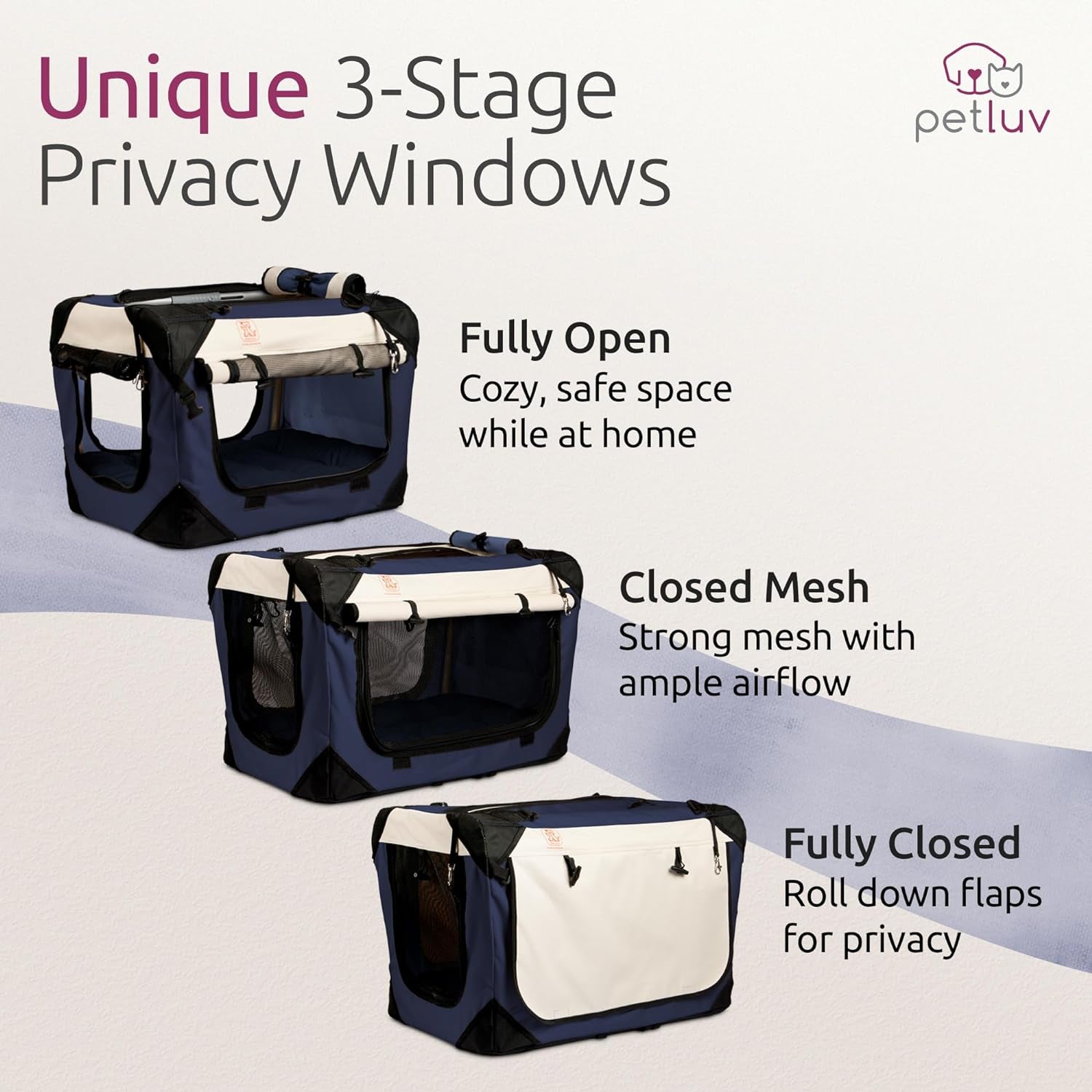 Large Cat Carrier & Dog Carrier for Most Cats or Small Dog. Soft Sided Pet Carrier for Travel. Collapsible Portable Cat Bag with Soft Bed, Top & Side Loading, Locking Zippers, Puppy Crate & Cat Kennel