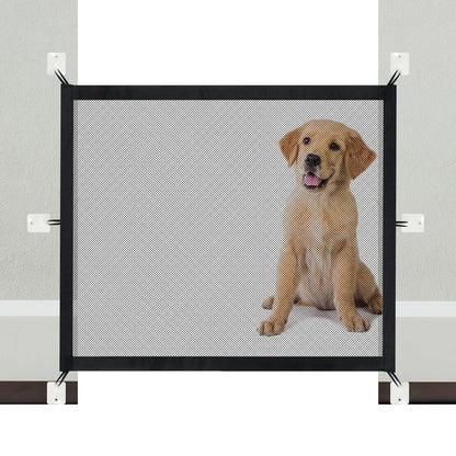NWK Magic Pet Gate for the House Stairs Providing a Safe Enclosure for Pets to Play and Rest, 6 Loops Design (30'' X 43'')