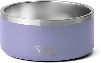 YETI Boomer 8, Stainless Steel, Non-Slip Dog Bowl, Holds 64 Ounces, White