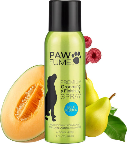 PAWFUME Premium Grooming Spray Dog Spray Deodorizer Perfume for Dogs - Dog Cologne Spray Long Lasting Dog Sprays - Dog Perfume Spray Long Lasting after Bath- Dog Deodorizing Spray (Blue Ribbon)