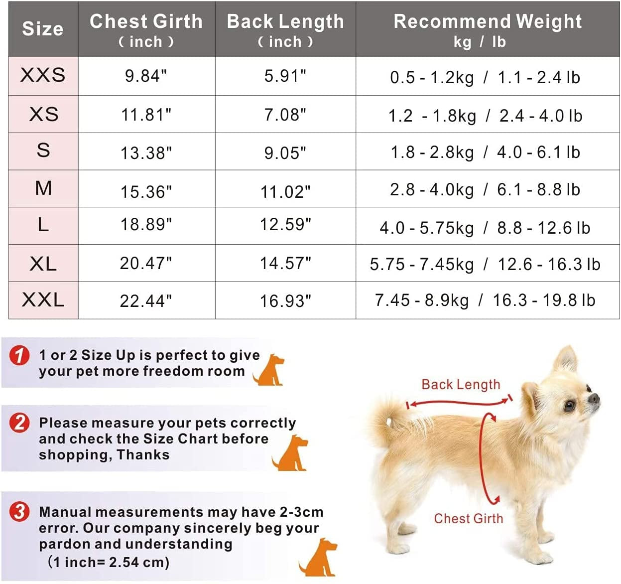 Idepet Pet Dog Classic Knitwear Sweater Fleece Coat Thickening Warm Pup Dogs Shirt Winter Pet Dog Cat Clothes Puppy Customes Clothing for Small Medium Dogs (XXS, Rosered)