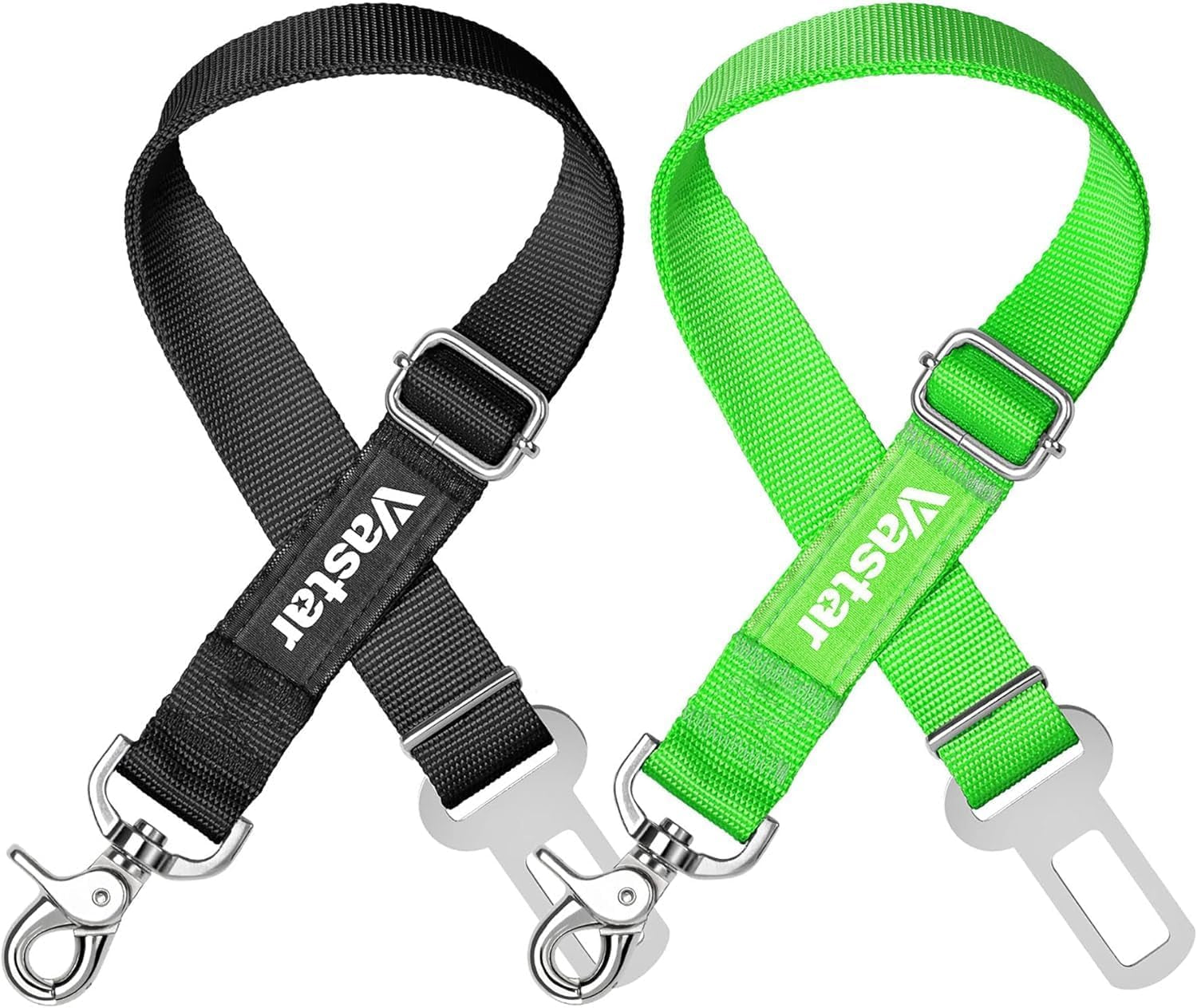 Vastar 2 Packs Adjustable Pet Dog Cat Car Seat Belt Safety Leash Vehicle Seatbelt