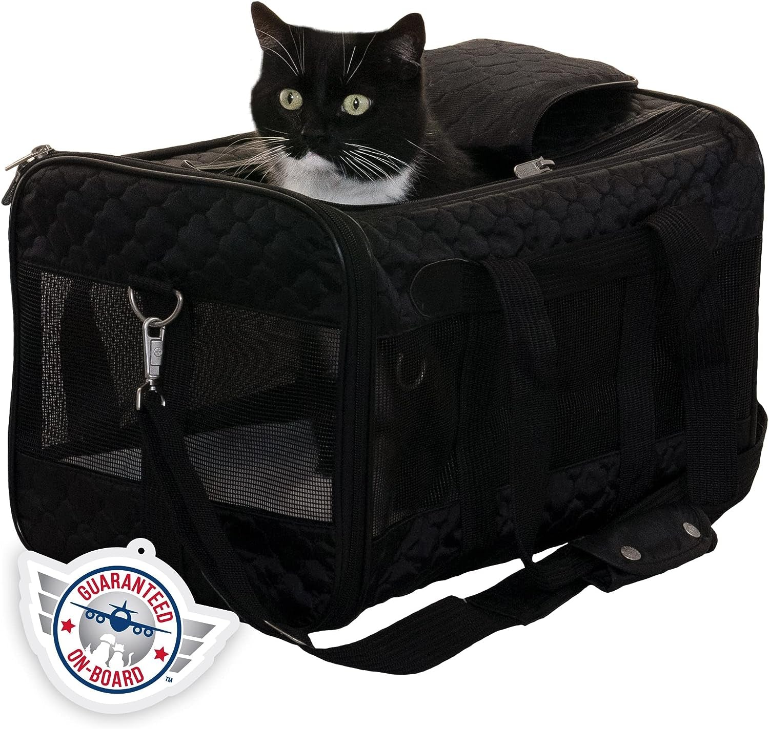 Sherpa Original Deluxe Travel Pet Carrier, Airline Approved & Guaranteed on Board - Charcoal Gray, Small