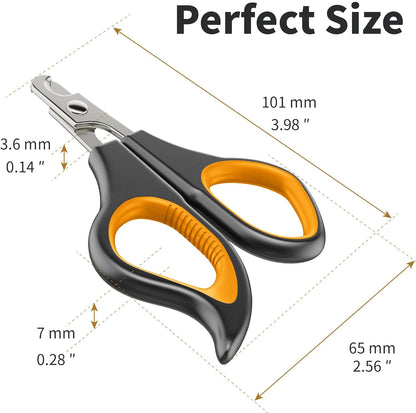 Cat Nail Clipper - Professional Stainless-Steel Claw Trimmer – Safe, Comfortable, and Durable Pet Nail Care for Cats, Kittens, Rabbits, and Small Animals – Ergonomic Design for Easy Grooming