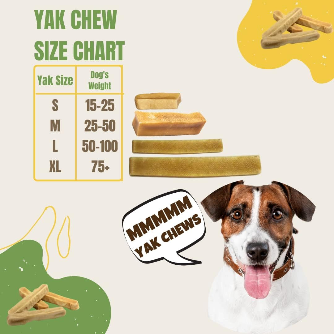 EcoKind Pet Treats Premium Gold Himalayan Yak Cheese, Gluten Free, Lactose Free, All Natural Chews for Small to Large Dogs | Keeps Dogs Busy & Enjoying, Indoors & Outdoor Use, 1 lb. Bag