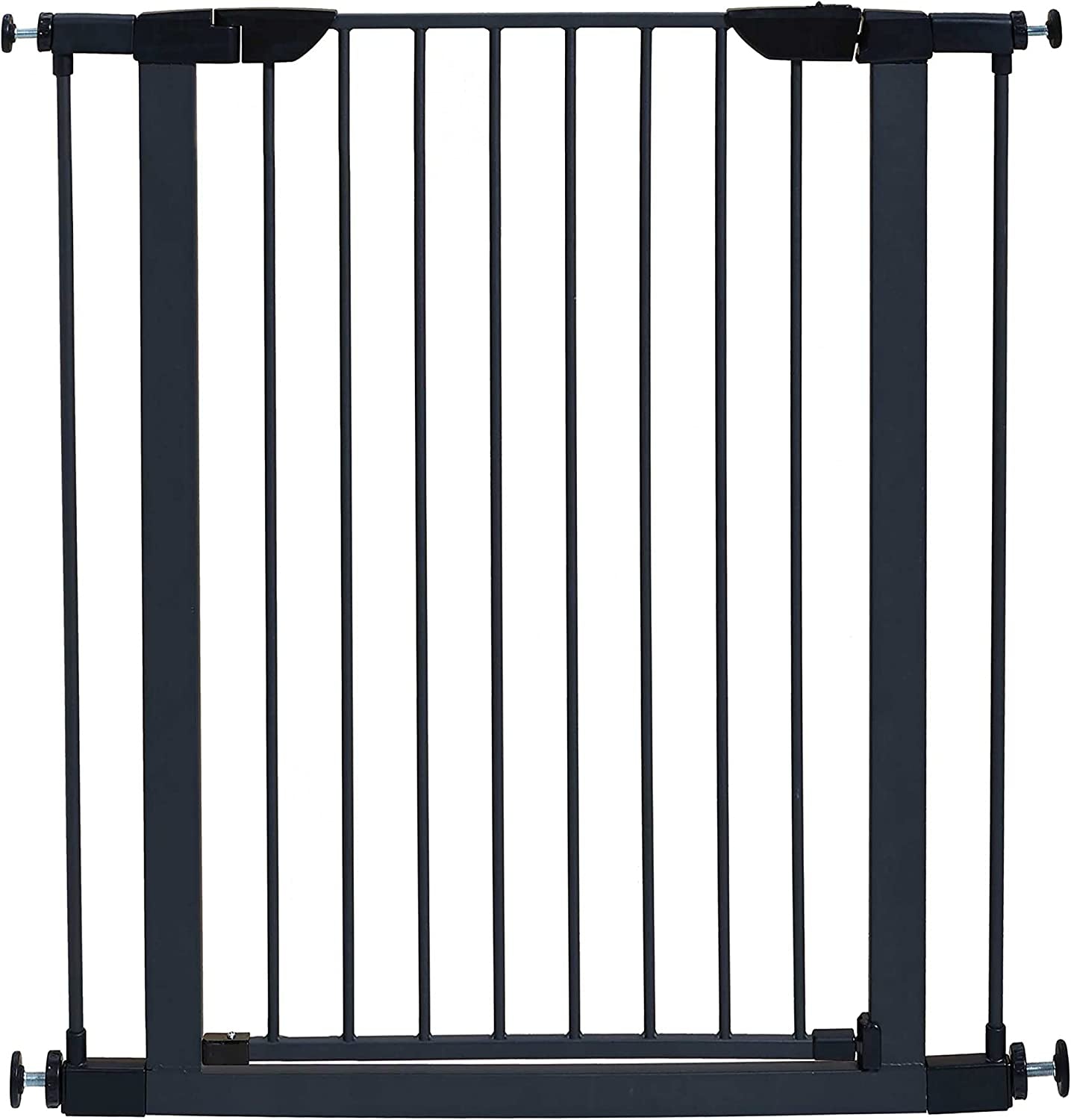 Midwest Homes for Pets 39' High Walk-Thru Steel Pet Gate, 29' - 38' Wide in Textured Graphite