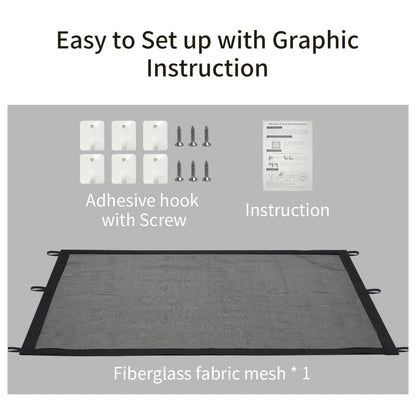 NWK Magic Pet Gate for the House Stairs Providing a Safe Enclosure for Pets to Play and Rest, 6 Loops Design (30'' X 50'')