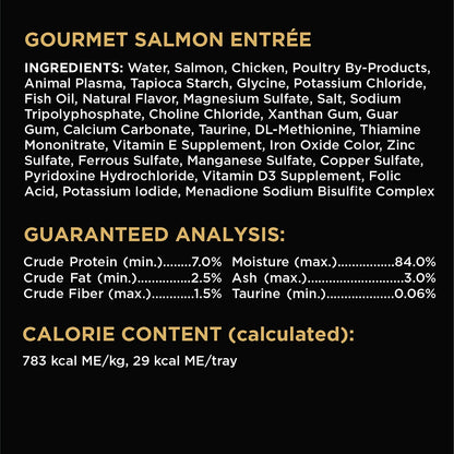 SHEBA Perfect Portions Cuts in Gravy Wet Cat Food Trays (12 Count, 24 Servings), Signature Tuna and Roasted Chicken Entrée, Easy Peel Twin-Pack Trays