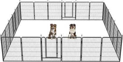 FXW Instant Dog Playpen Designed for RV Trips, 40" Height for Large Dogs│Patented