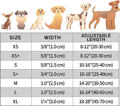 Tagme Reflective Nylon Dog Collars, Adjustable Classic Dog Collar with Quick Release Buckle for Large Dogs, Purple, 1.0" Width