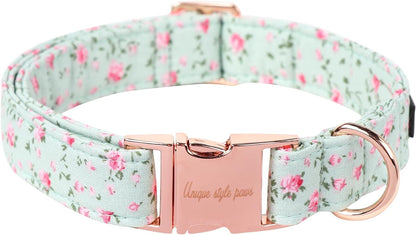 Unique Style Paws Dog Collar Metal Buckle Collar Gift for Small Medium Large Boys Girls Dogs