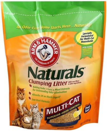 ARM HAMMER Naturals Cat Litter, Multi Cat, 18Lb Bag