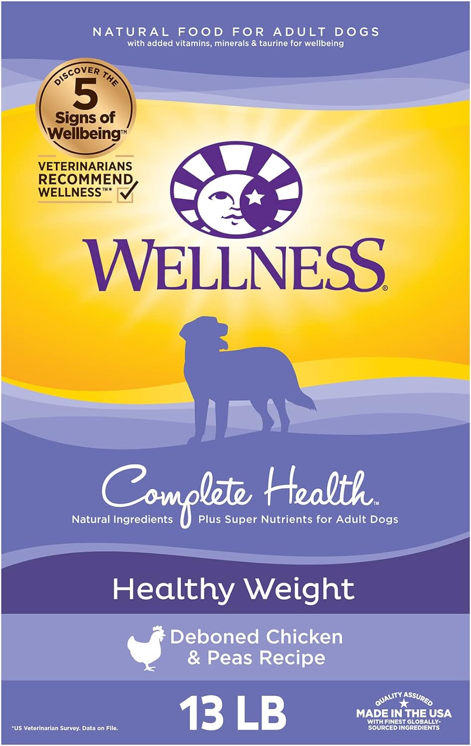 Wellness Complete Health Adult Beef & Barley Recipe 5 Lbs.