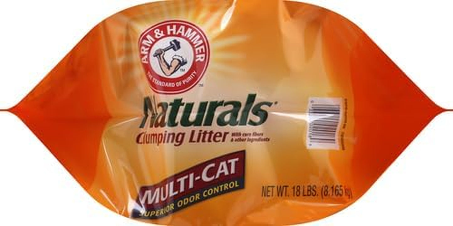 ARM HAMMER Naturals Cat Litter, Multi Cat, 18Lb Bag