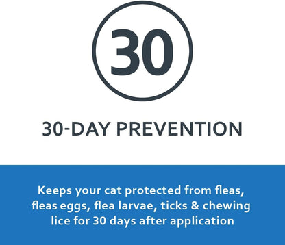 SENTRY Fiproguard plus for Cats, Flea and Tick Prevention for Cats (1.5 Pounds and Over), Includes 3 Month Supply of Topical Flea Treatments