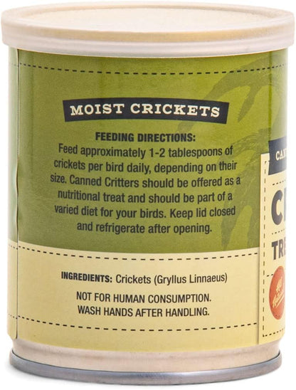 Fluker's Culinary Coop Canned Crickets Chicken Treat, All Natural and Packed with Protein, 2.75 oz
