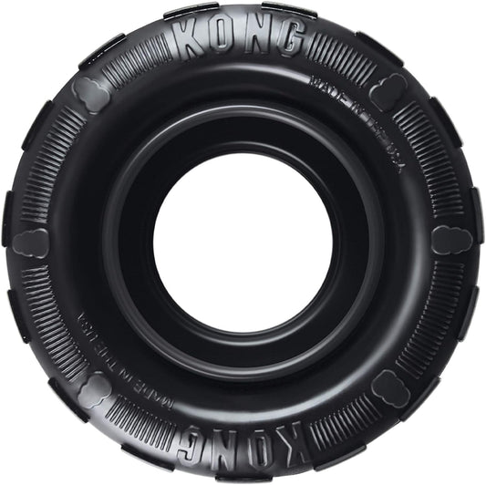 KONG Extreme Tires - Kong'S Most Durable Natural Rubber Chew & Fetch Toy - Treat Dispenser Dog Tire Toy - Pet Supplies for Outdoor & Indoor Play - for Small Dogs