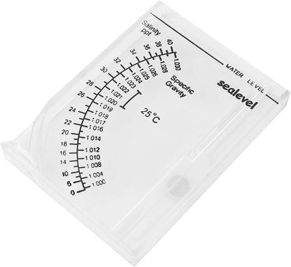 GLOGLOW Accurate Hydrometer Salinity Meter, Seawater Hydrometer Accurate Automatic Hydrometer Salt Water Salinity Meter for Aquarium Fish Marine Sea Saltwater