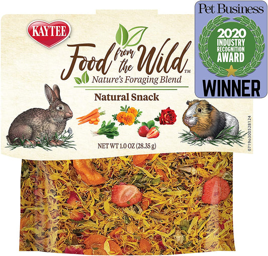 Kaytee Food from The Wild Natural Snack for Pet Rabbits, Guinea Pigs And Other Small Animals, 1 Ounce