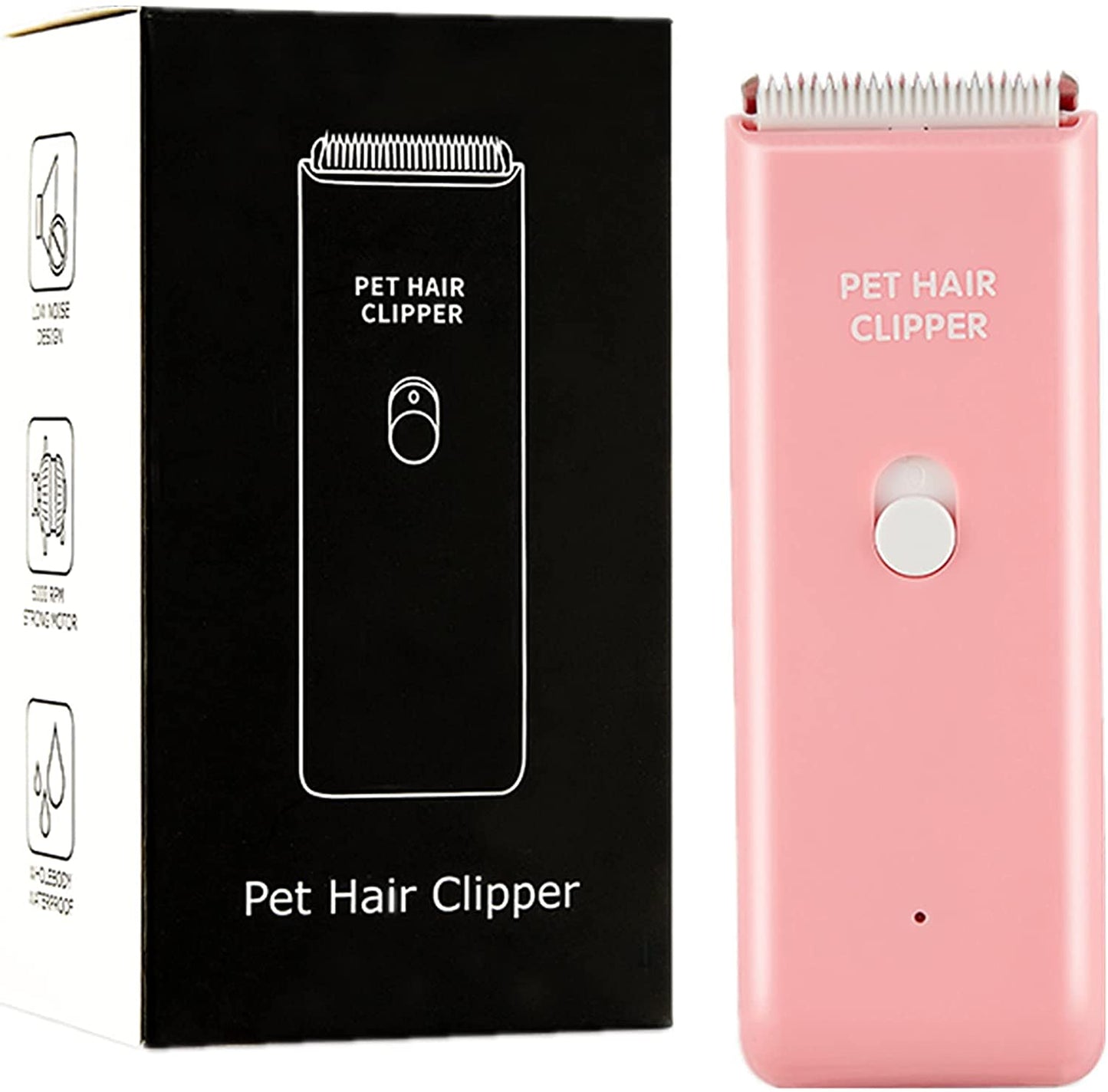 Replaceable Charging Cable&Standard Size Ceramic Blade Set,Pet Dog Hair Clipper Cat Trimmer Used Blade