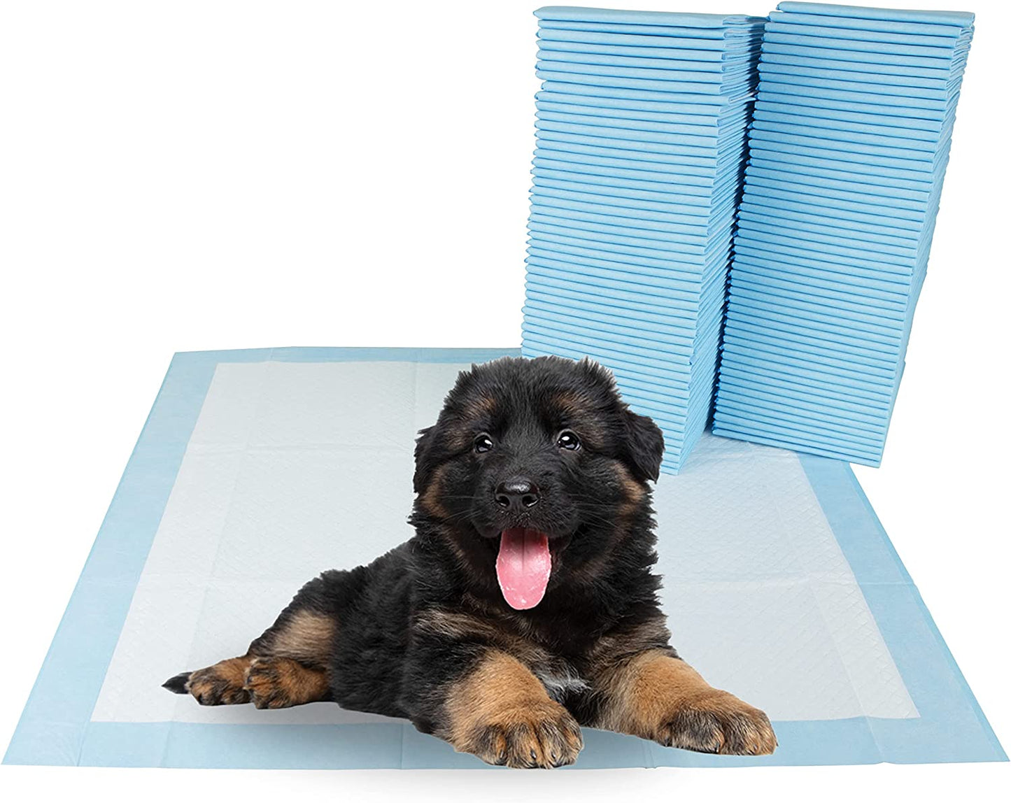 BV Puppy Pads Leak-Proof 50 Count 22"X 22" | Pee Pads for Dogs Quick Absorb 6-Layer- Dog Pee Pads- Dog Pads 50 Pack- Potty Pads for Dogs- Puppy Pee Pads, Pee Pad Training Pads for Dogs, Pet Pee Pads