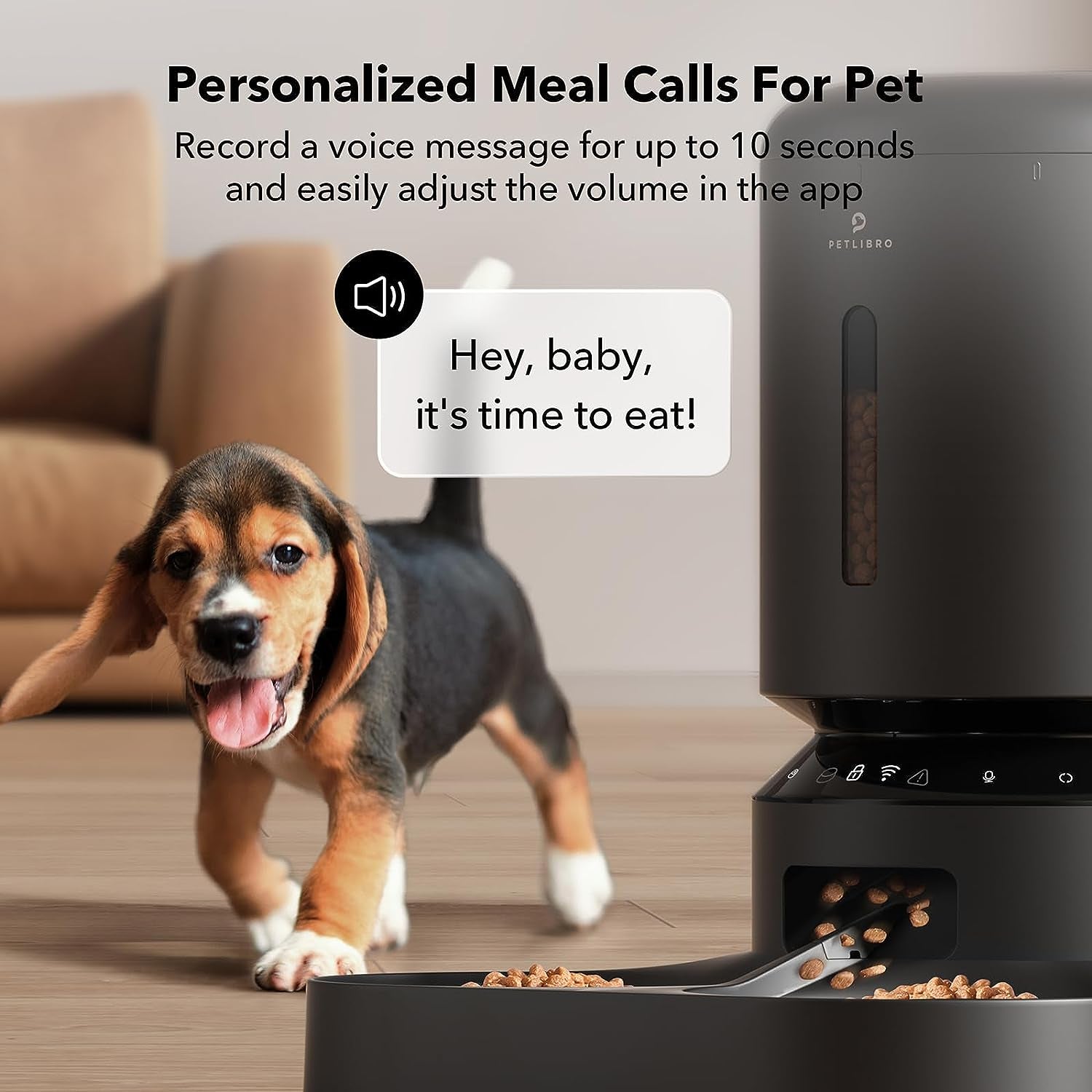 PETLIBRO Automatic Cat Feeder, Wifi Connected, Adjustable Meal Splitter, Fresh Food Storage, Multiple Pet Use, Stainless Steel
