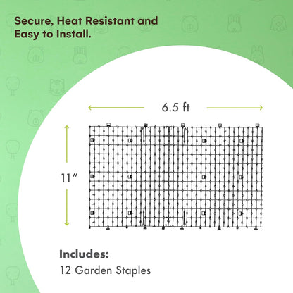 Homarden Cat Scat Mat (6.5 Ft) - Cat Repellent Mat, Scat Mats for Dogs - Cat Deterrent Indoor & Outdoor, Cat Spikes with 8 Garden Staples -Dog Digging Deterrent to Keep Dog off Couch