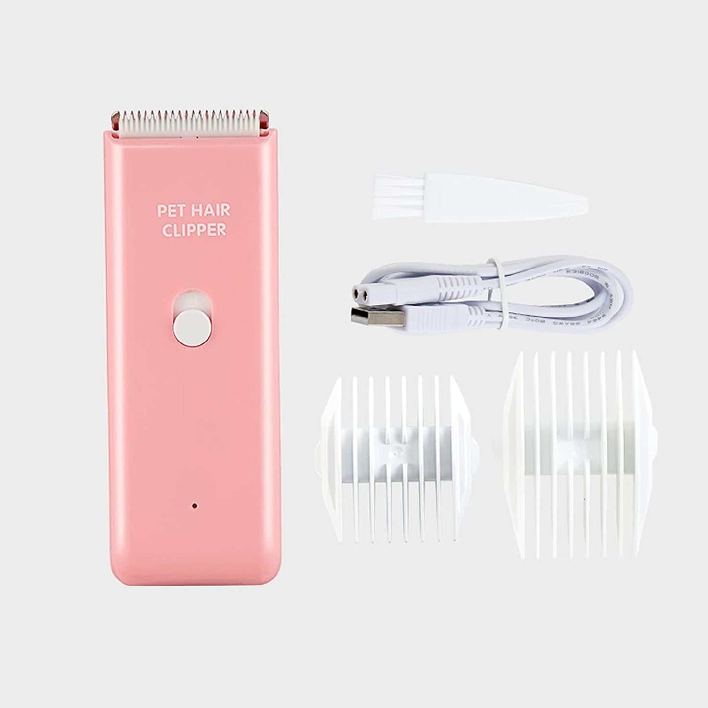 Replaceable Charging Cable&Standard Size Ceramic Blade Set,Pet Dog Hair Clipper Cat Trimmer Used Blade