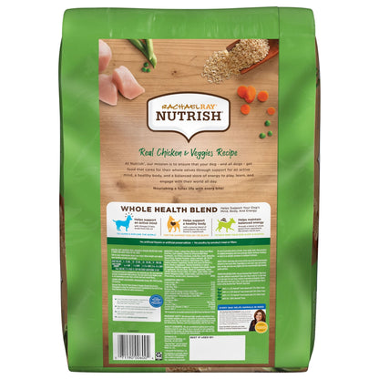 Rachael Ray Nutrish Real Chicken & Veggies Recipe Dry Dog Food, 14 Lb. Bag