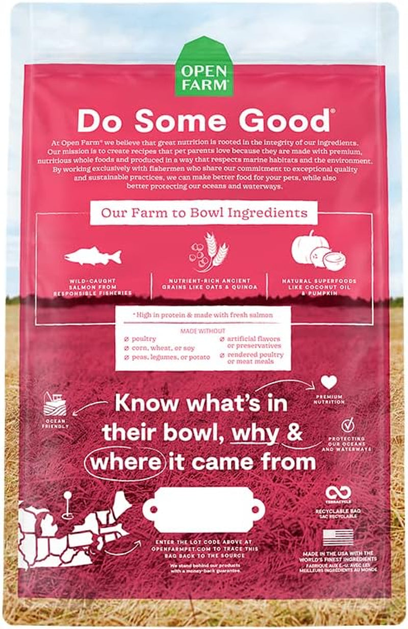 Open Farm Ancient Grains Dry Dog Food, Humanely Raised Meat Recipe with Wholesome Grains and No Artificial Flavors or Preservatives (Homestead Turkey Ancient Grain, 4 Pound (Pack of 1))