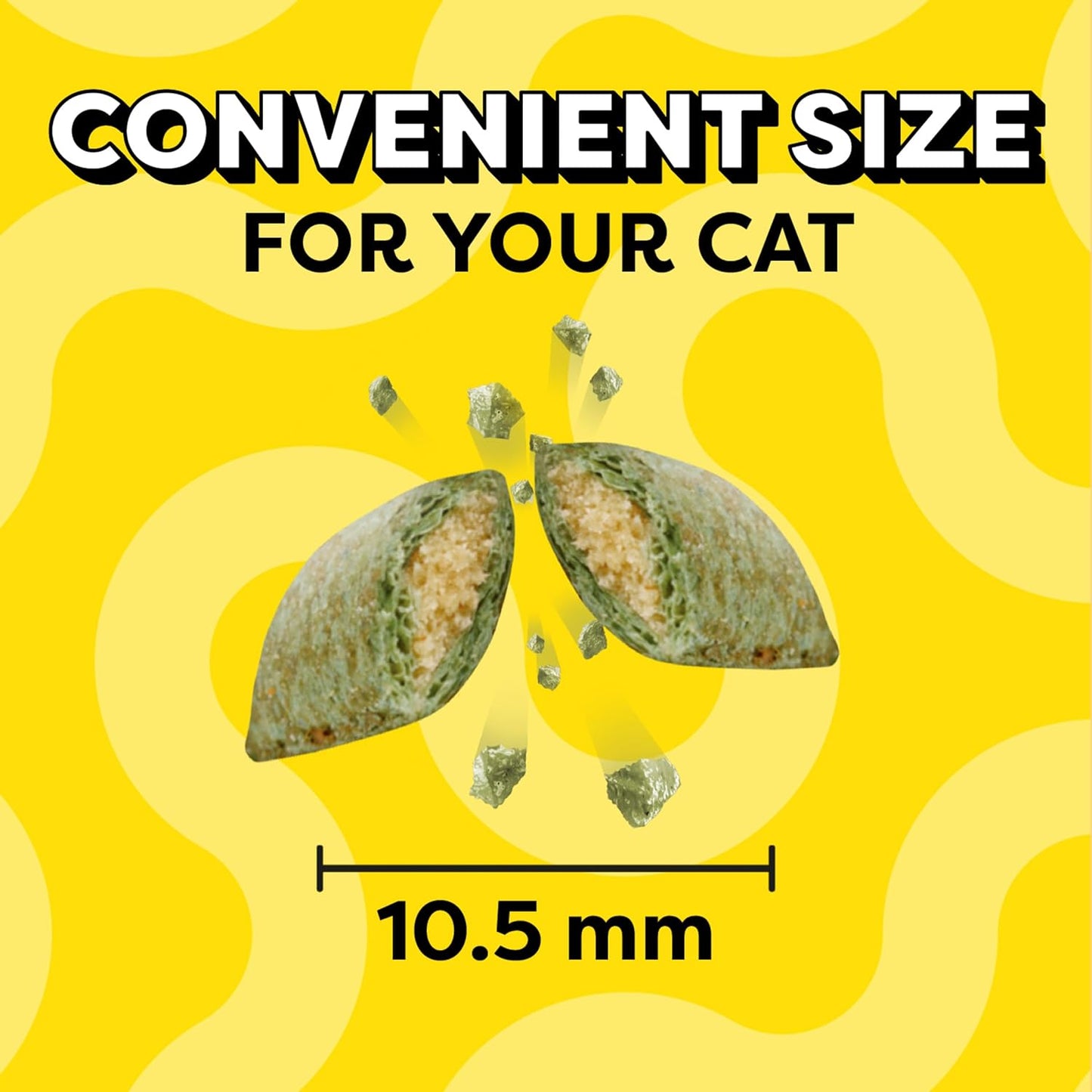 TEMPTATIONS Classic Crunchy and Soft Cat Treats Blissful Catnip Flavor, 16 Ounce (Pack of 1)