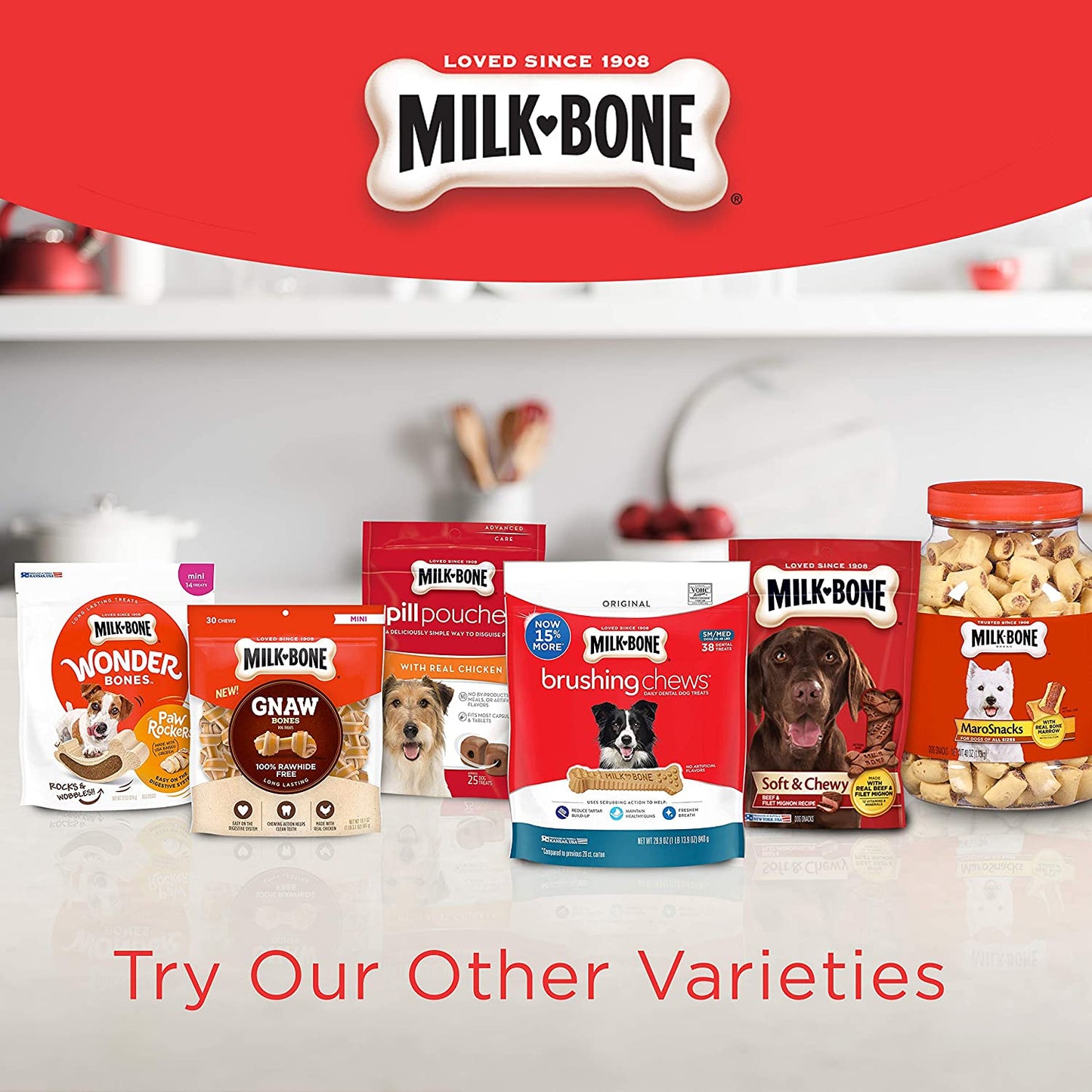 Milk-Bone Soft & Chewy Dog Treats Bundle: Beef & Filet Mignon Recipe 25 Ounce + Real Bacon 25 Ounce