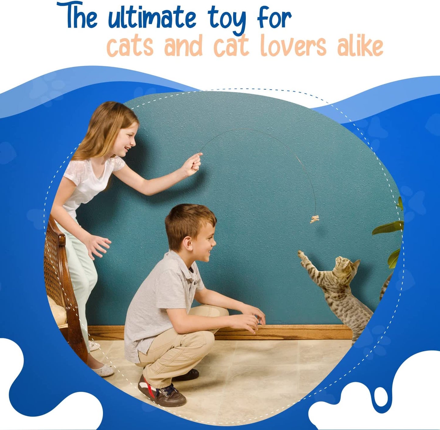 Cat Dancer Products 101 Interactive Cat Toy, Brown