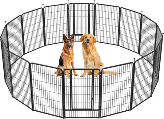 FXW Instant Dog Playpen Designed for RV Trips, 45" Height for Large Dogs│Patented