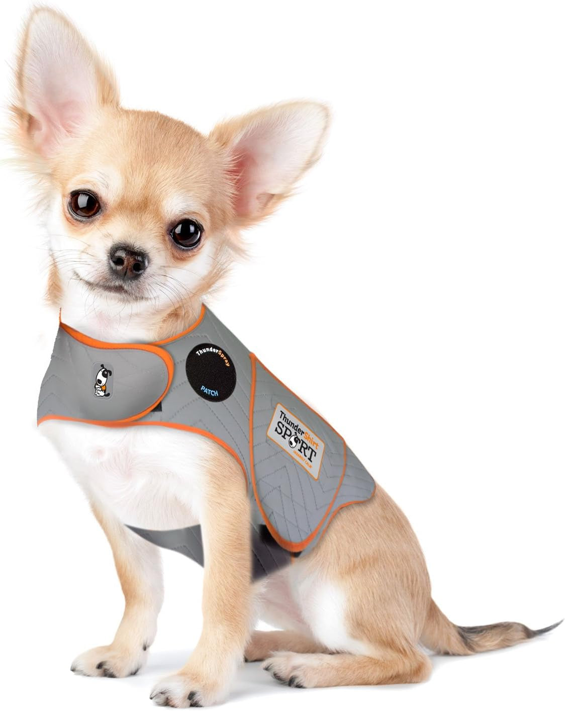 Thundershirt for Dogs, XX Small, Platinum Sport - Dog Anxiety Vest