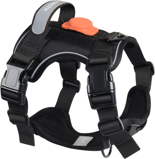 AUROTH Dog Harness Small Sized Dog, Small No Pull Dog Harness, Dog Harness for Small Dogs, Harness Small Size Dog Vest Harness with Handle, Black S