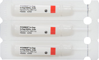 Petarmor for Dogs, Flea and Tick Treatment for Large Dogs (45-88 Pounds), Includes 6 Month Supply of Topical Flea Treatments