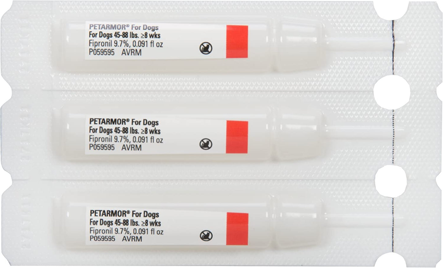 Petarmor for Dogs, Flea and Tick Treatment for Medium Dogs (23-44 Pounds), Includes 3 Month Supply of Topical Flea Treatments