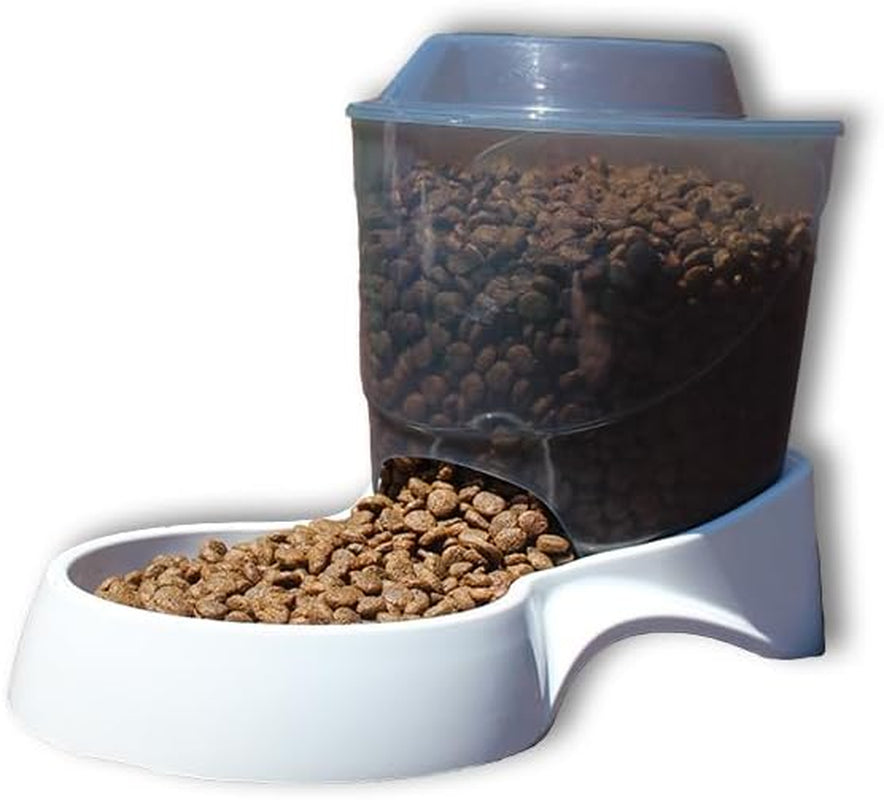 Van Ness Pets Extra Small Auto Gravity Feeder, 1.5 Pound Capacity for Dogs and Cats, White