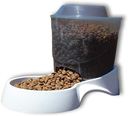 Van Ness Pets Extra Small Auto Gravity Feeder, 1.5 Pound Capacity for Dogs and Cats, White