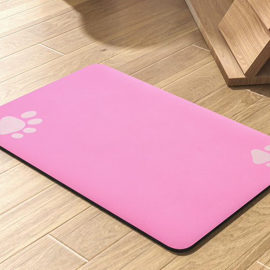 Pet Feeding Mat-Absorbent Dog Mat for Food and Water Bowl-No Stains Quick Dry Dog Water Dispenser Mat-Dog Accessories Pet Supplies-Dog Water Bowl for Messy Drinkers